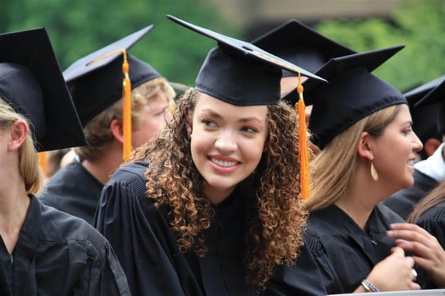 graduate from college